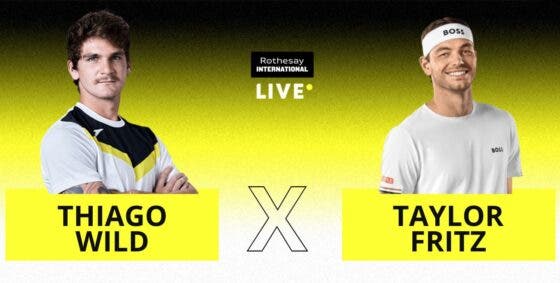 [AO VIVO] Acompanhe Thiago Wild x Fritz em Eastbourne em tempo real