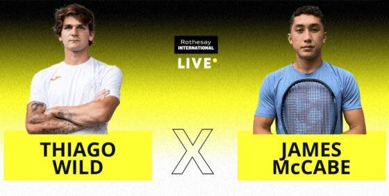 [AO VIVO] Acompanhe Thiago Wild x McCabe em Eastbourne em tempo real