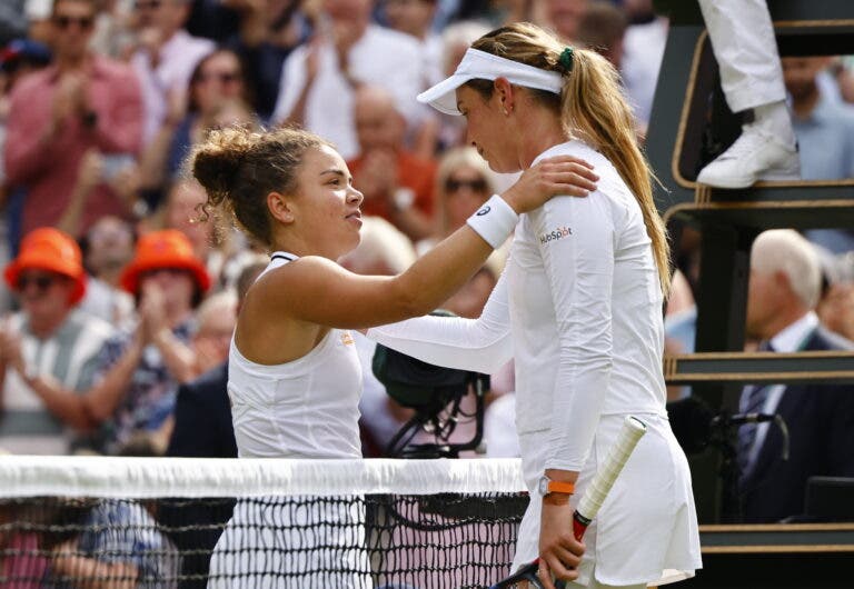 Paolini e Vekic jogaram a meia-final feminina mais longa da história de Wimbledon
