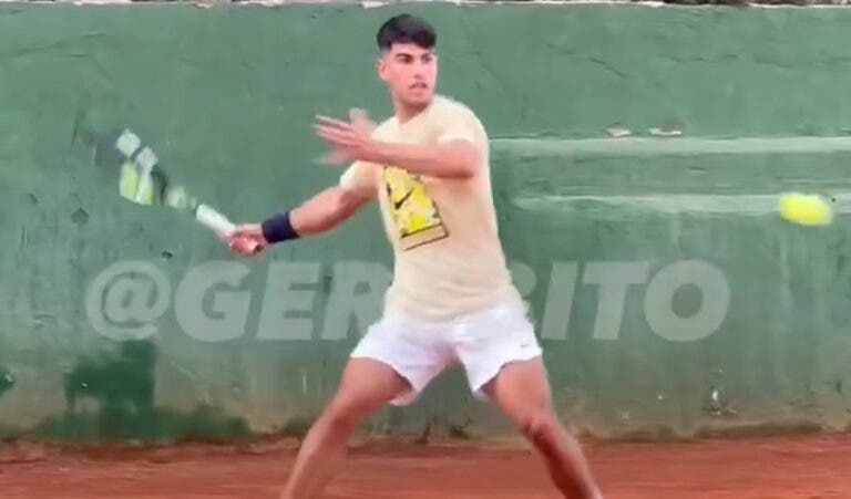 [VÍDEO] Alcaraz está de volta à terra batida poucos dias depois do título em Wimbledon