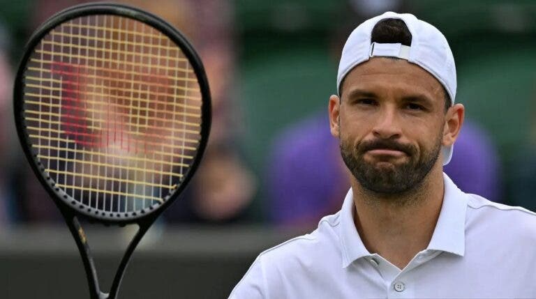 Dimitrov vai parar “algum tempo” após lesionar-se em Wimbledon