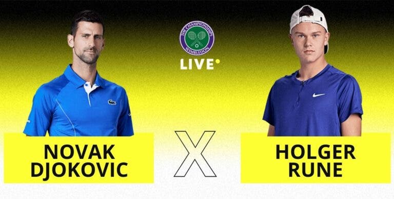 [AO VIVO] Acompanhe Djokovic x Rune em Wimbledon em tempo real