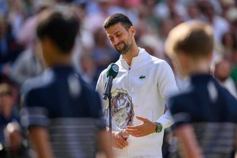 Roddick rende-se a Djokovic: «É incrível que tenha chegado à final de Wimbledon»