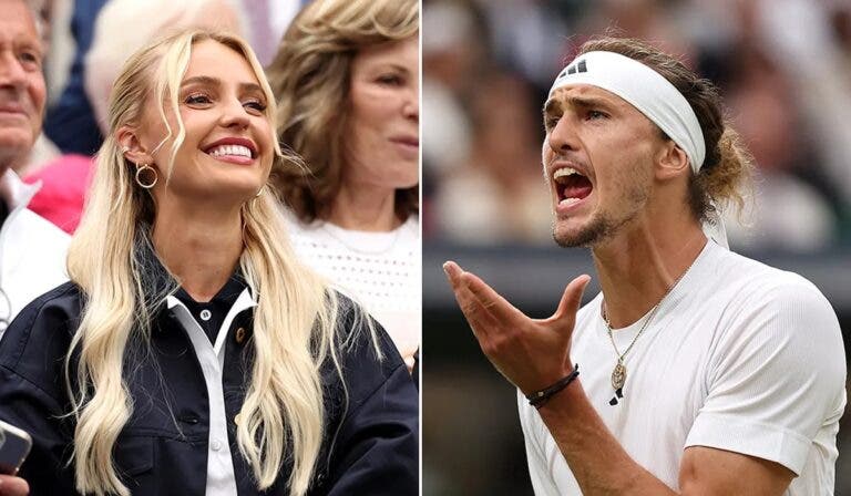 Namorada de Fritz esclarece polémica com Zverev em Wimbledon