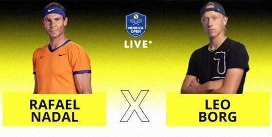[AO VIVO] Acompanhe Nadal x Leo Borg em Bastad em tempo real