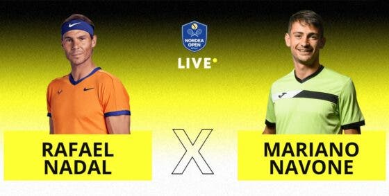 [AO VIVO] Acompanhe Nadal x Navone em Bastad em tempo real