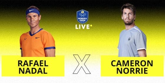 [AO VIVO] Acompanhe Nadal x Norrie em Bastad em tempo real