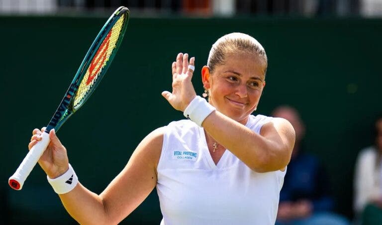 Ostapenko brilha e está nos ‘quartos’ de Wimbledon pela terceira vez