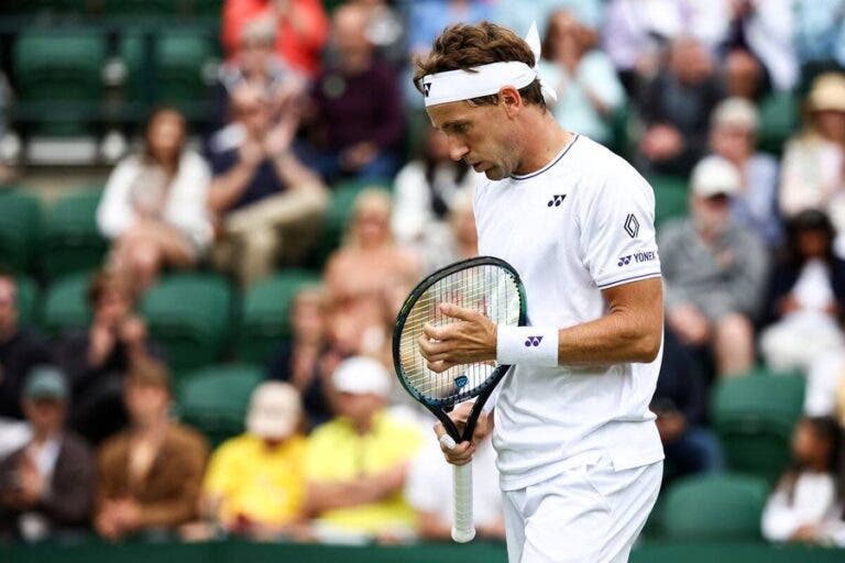 Ruud desvaloriza adeus a Wimbledon: «Não estou demasiado desiludido»