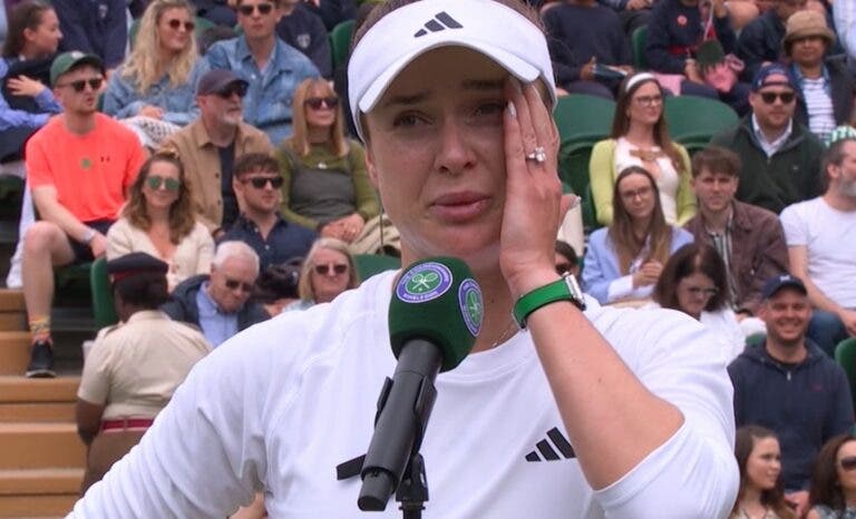 Svitolina regressa aos ‘quartos’ de Wimbledon e chora em court após mais um ataque à Ucrânia