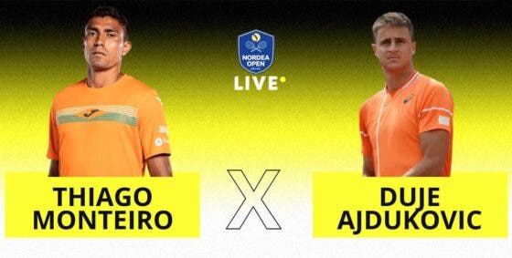 [AO VIVO] Acompanhe Thiago Monteiro x Ajdukovic em Bastad em tempo real