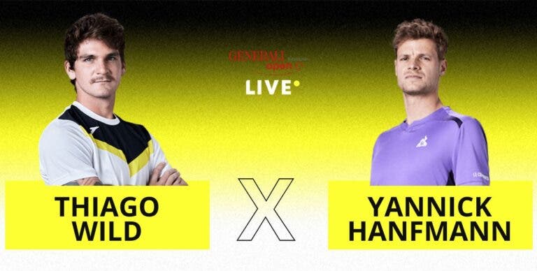 [AO VIVO] Acompanhe Thiago Wild x Hanfmann em Kitzbuhel em tempo real