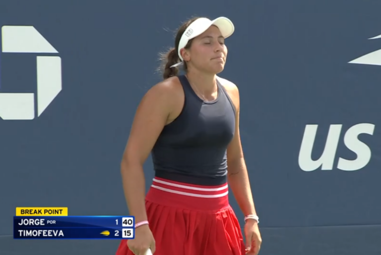 Francisca Jorge perde duelo apertado e cai a abrir no qualifying do US Open