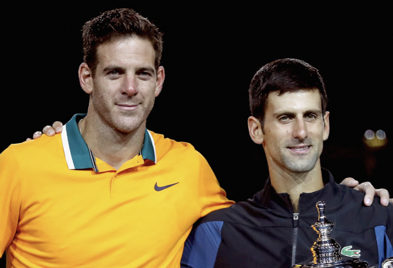 Del Potro recorda quando Djokovic aceitou jogar a exibição de despedida do argentino