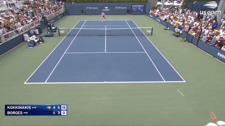 [VÍDEO] Nuno Borges até saiu das imagens para disparar winner incrível no US Open