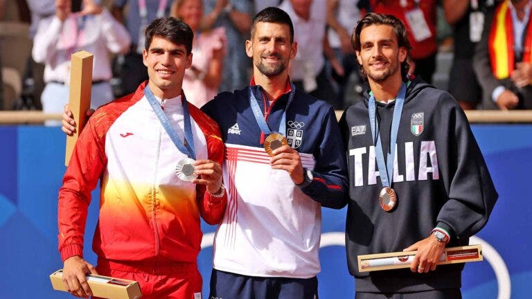 Medalhas malditas: o que une Djokovic, Alcaraz e Musetti no US Open