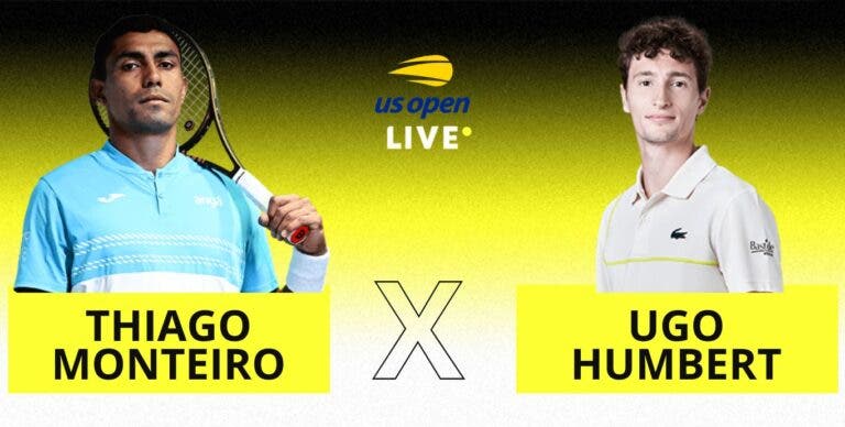 [AO VIVO] Acompanhe Thiago Monteiro x Humbert pelo US Open em tempo real