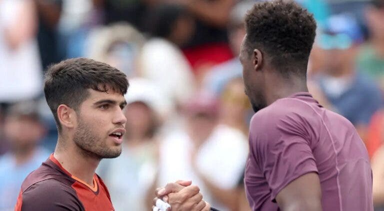 Alcaraz destrói uma raqueta, dispara 40 erros e acaba eliminado por Monfils em Cincinnati