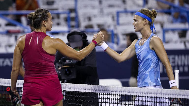 Bouzkova surpreende Sabalenka e vai lutar pelo título em Washington contra Badosa