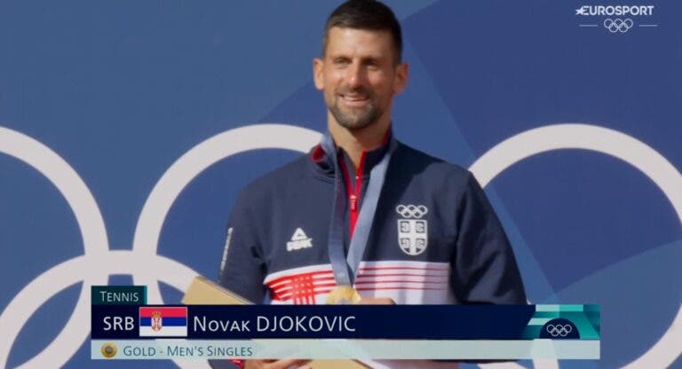 Djokovic: «Ainda estou em choque. Dei tudo por esta medalha de ouro!»