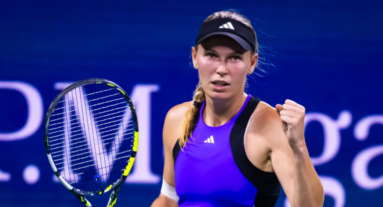 Wozniacki passeia rumo à segunda semana do US Open pela oitava vez