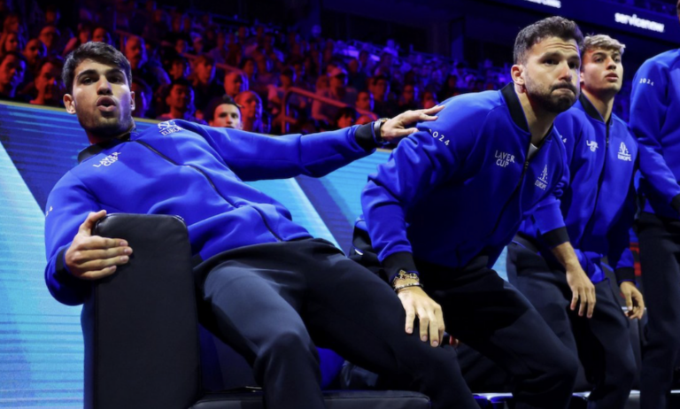 Show dentro do show: as reações de Alcaraz no banco da Laver Cup