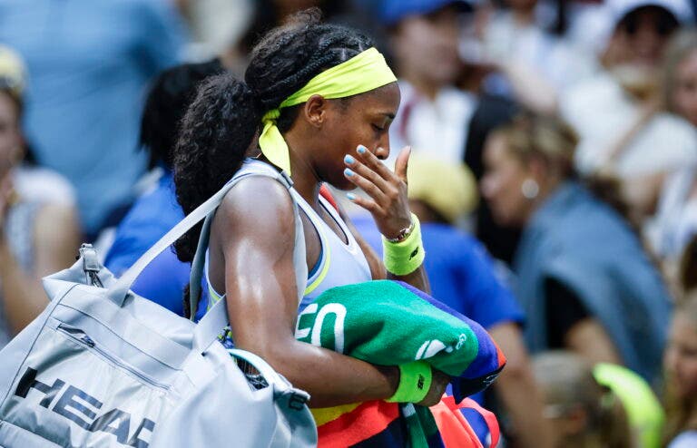 Gauff falha defesa do título no US Open: «Espero nunca mais perder encontros assim»