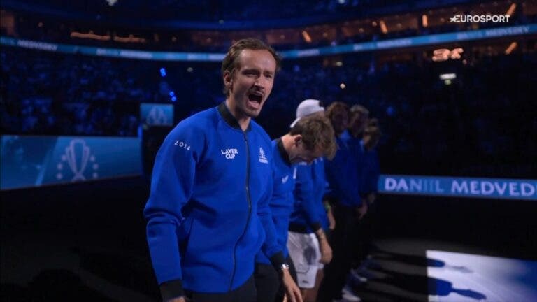 Medvedev fala do convívio com Tsitsipas ou Zverev na Laver Cup