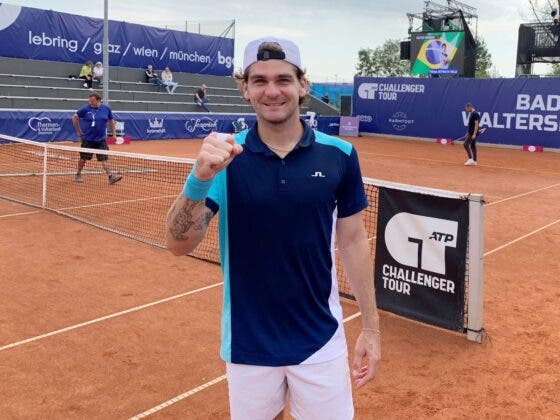 Thiago Wild vence mais uma e está na final de Challenger austríaco