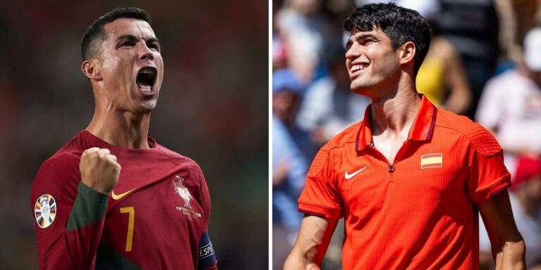 Um desportista para jogar pares? Alcaraz e Fritz nem tiveram dúvidas e escolheram… Cristiano Ronaldo