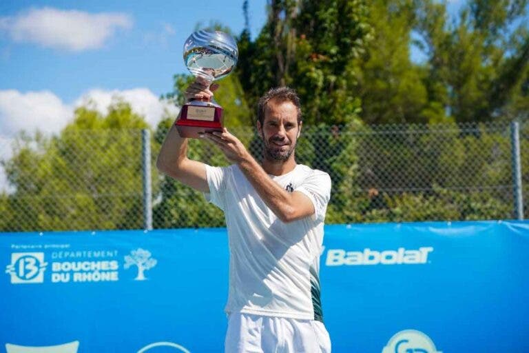 Gasquet triunfa em Cassis e é o terceiro mais velho de sempre a ganhar um Challenger