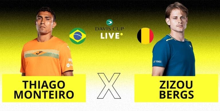 [AO VIVO] Acompanhe Thiago Monteiro x Bergs pela Davis Cup Finals em tempo real