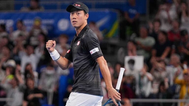 Nishikori bate uma das surpresas da época rumo a mais uma meia-final em Helsínquia