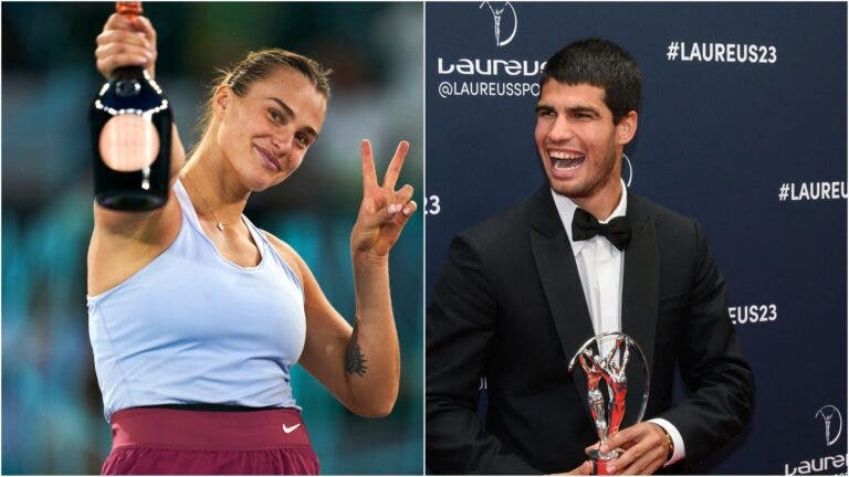 Alcaraz e Sabalenka nomeados para os Laureus de 2025