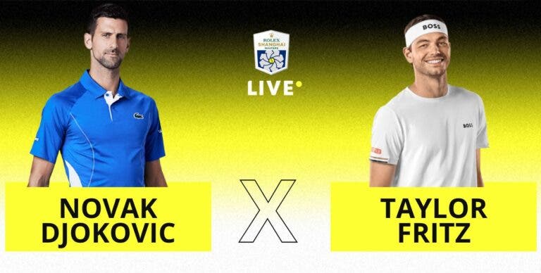 [AO VIVO] Acompanhe Djokovic x Fritz em Xangai em tempo real