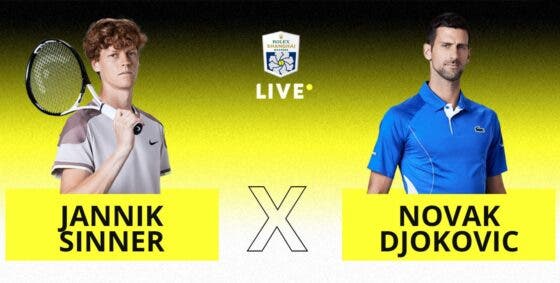 [AO VIVO] Acompanhe Sinner x Djokovic na final em Xangai em tempo real