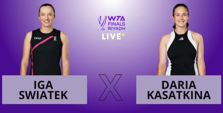 [AO VIVO] Acompanhe Swiatek x Kasatkina nas WTA Finals em tempo real