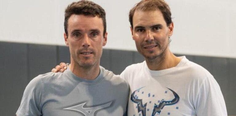 Nadal e Bautista estão juntos a preparar a Taça Davis