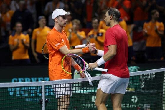 Van de Zandschulp com nova vida após bater Nadal: «Tudo o que vier agora será mais fácil»