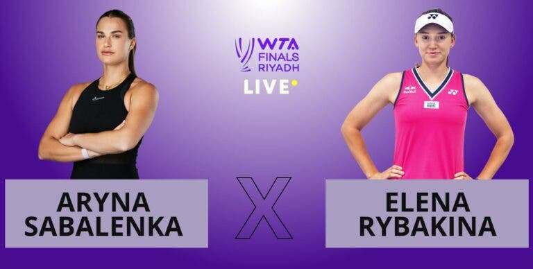 [AO VIVO] Acompanhe Sabalenka x Rybakina nas WTA Finals em tempo real