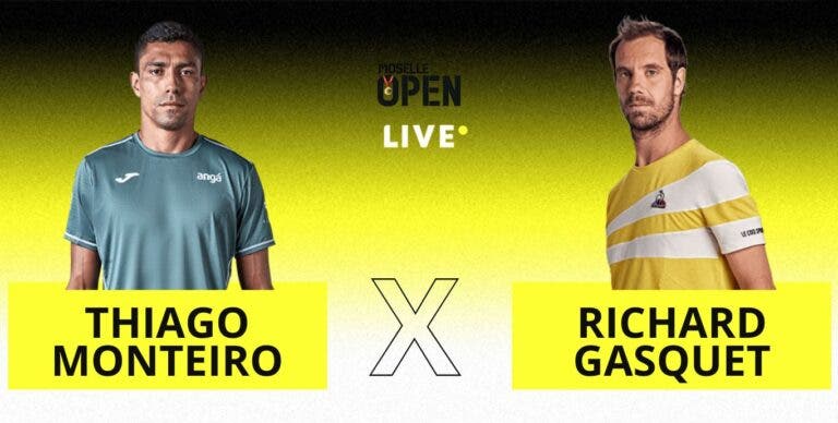 [AO VIVO] Acompanhe Thiago Monteiro x Gasquet em Metz em tempo real