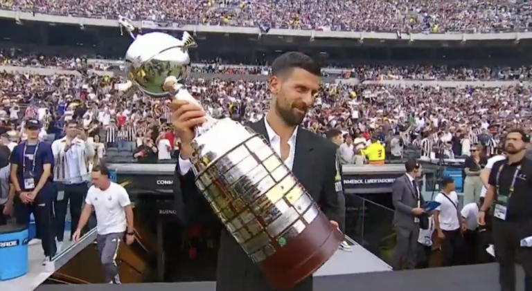 Djokovic surpreendeu e foi estrela… na final da Taça Libertadores