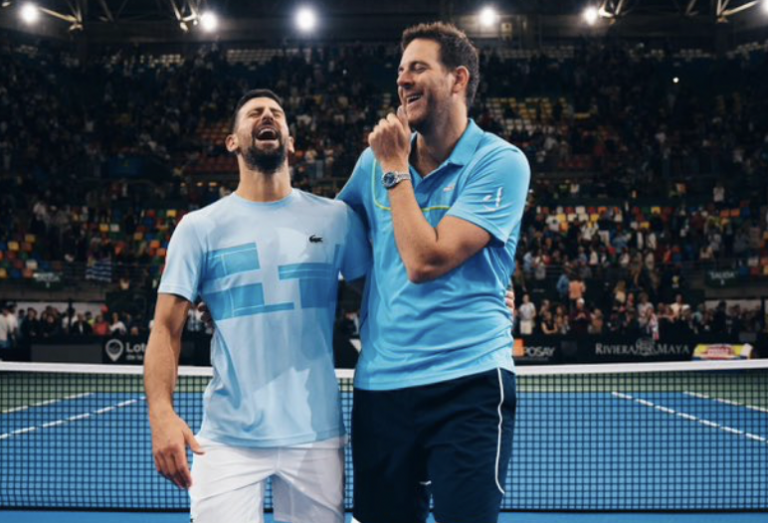 A emocionante mensagem de Del Potro para Djokovic: «Estou eternamente agradecido»