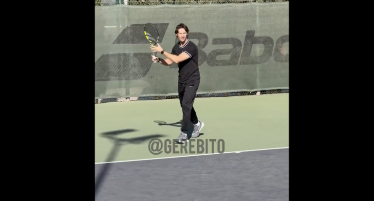 Ferrero surpreende e aparece a treinar com Nike e Babolat