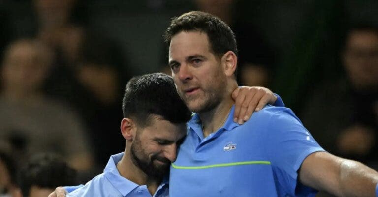 Del Potro despediu-se dos courts em lágrimas e com preciosa ajuda de Djokovic