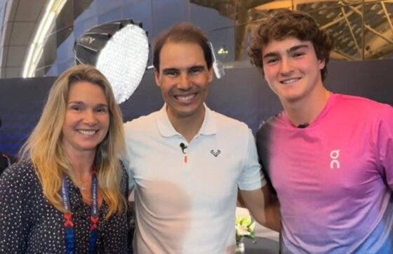 João Fonseca ‘recria’ foto com Nadal 14 anos depois