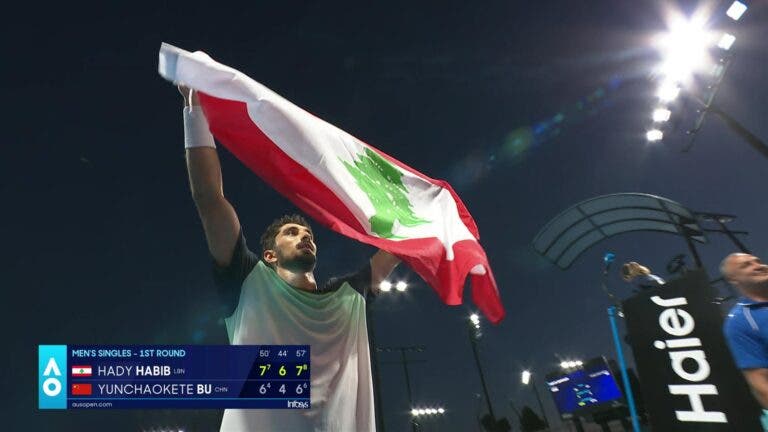 A história continua: Habib é o primeiro libanês a ganhar num Grand Slam