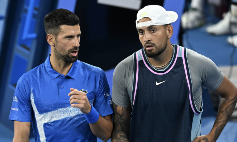 Djokovic e Kyrgios deixam escapar vantagem e dizem adeus no quadro de pares em Brisbane