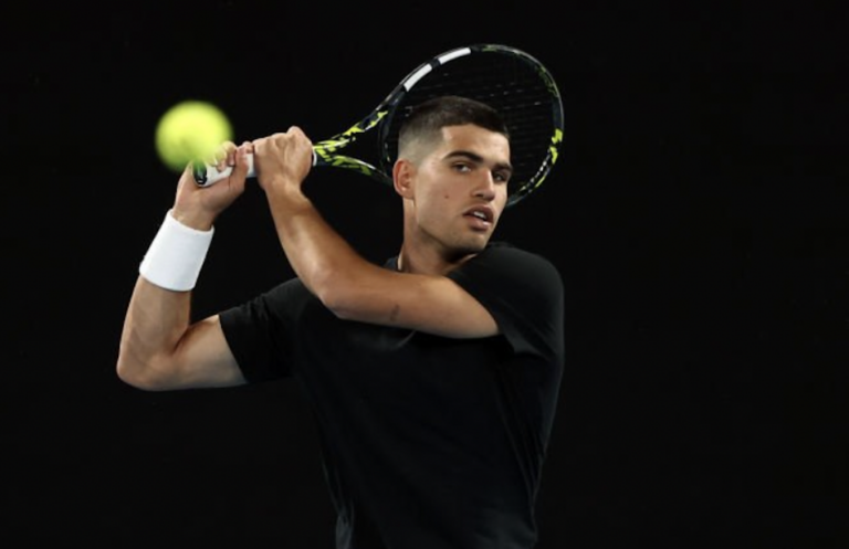 Alcaraz já trabalhou na Rod Laver Arena e tem treino marcado com Djokovic