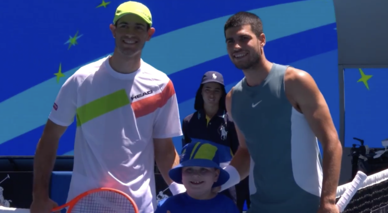 [VÍDEO] Melhor momento do Australian Open juntou Alcaraz, Borges e uma criança